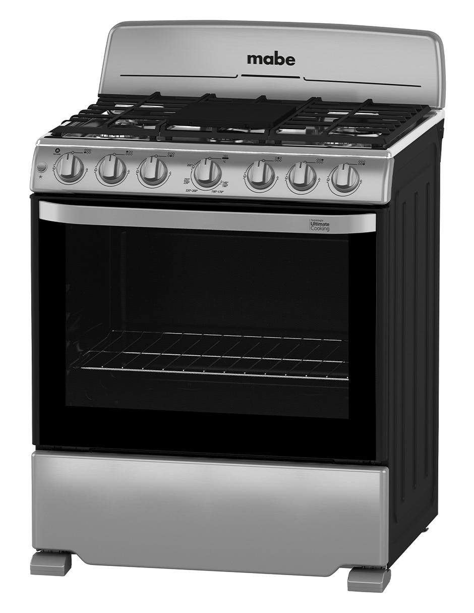 Estufa de piso a gas LP 76.60 cm EM7654BFIS3 6 quemadores 9