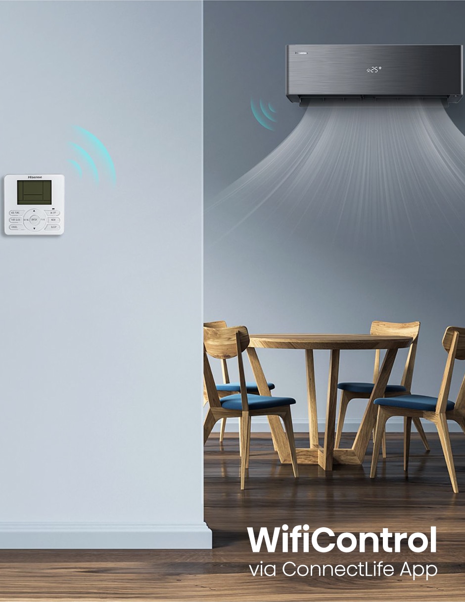 Aire acondicionado mini split inverter High End Frío y calor 12000 BTU ARU122VQW 220 V 8