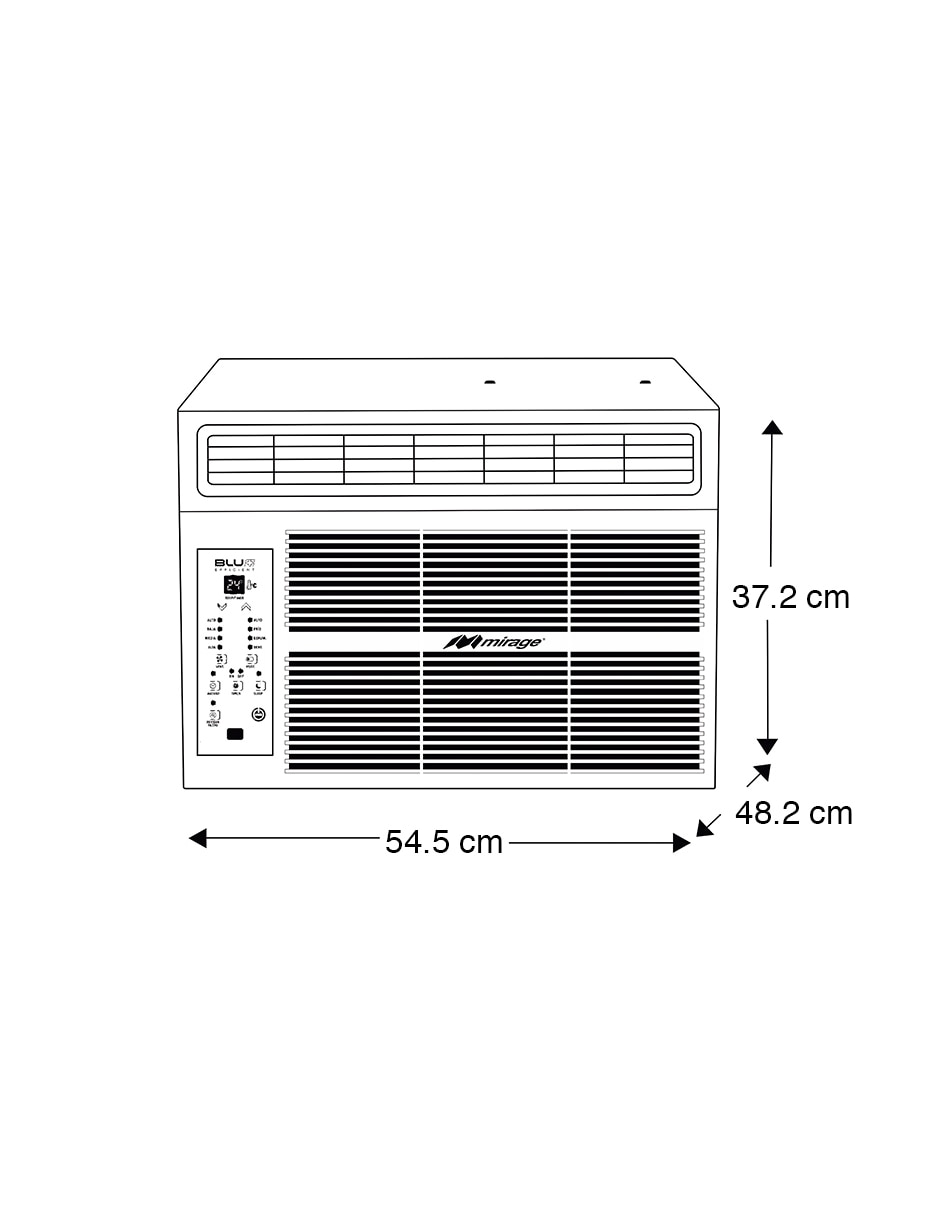 Aire acondicionado de ventana frío 12000 BTU MACC1211N 115 V 4