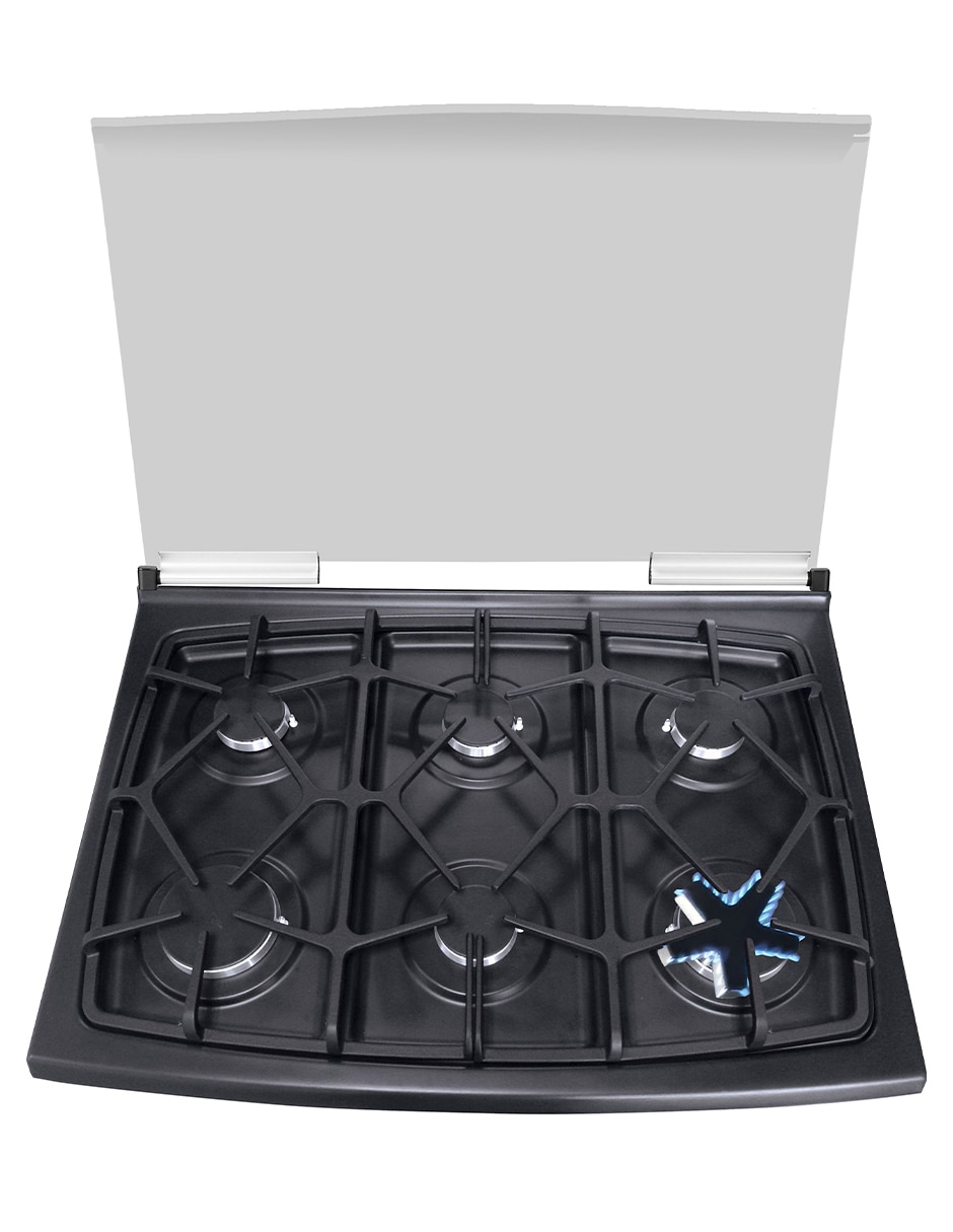 Combo estufa de piso a gas natural/lp 76 cm Ek-3131nd de 6 quemadores 5
