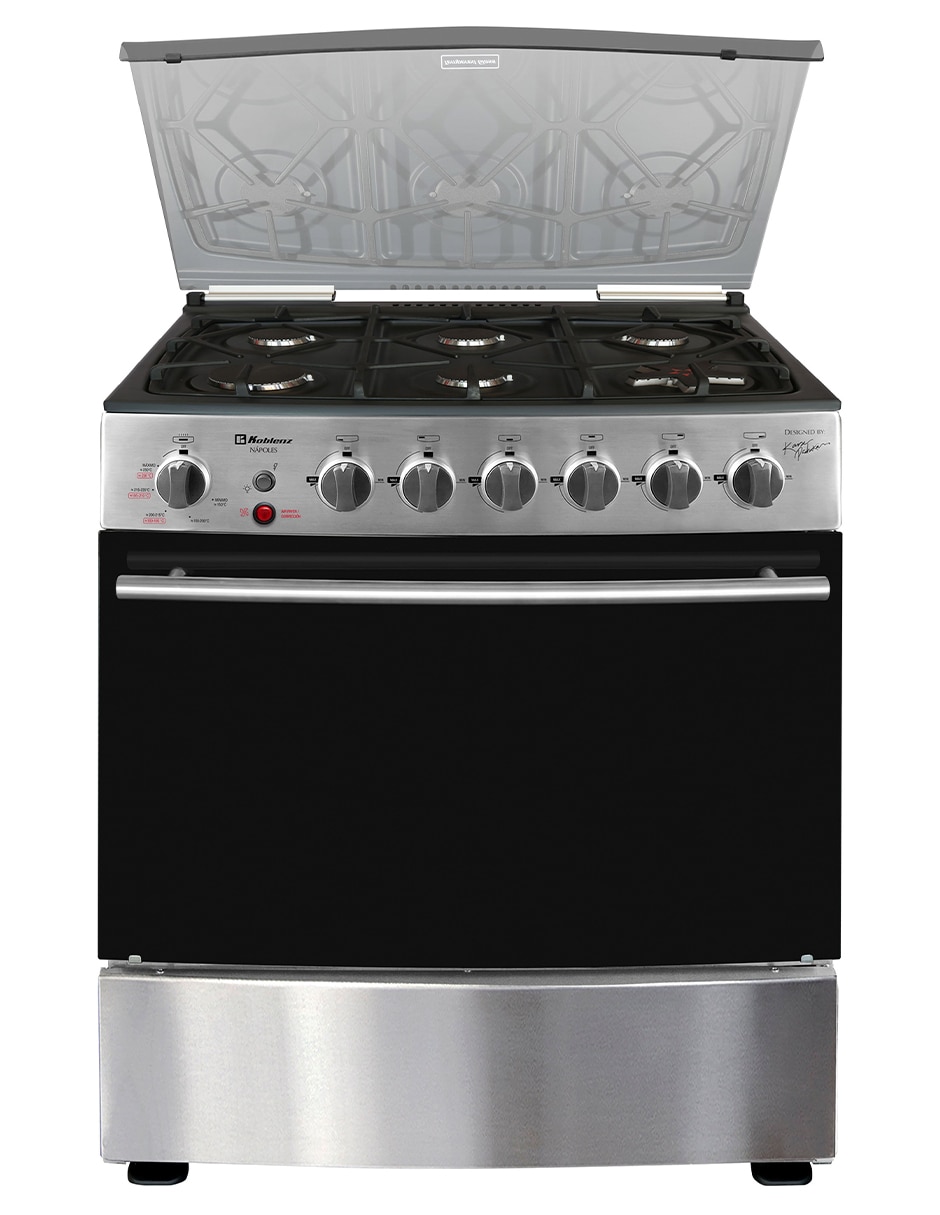 Combo estufa de piso a gas natural/lp 76 cm Ek-3131nd de 6 quemadores 6