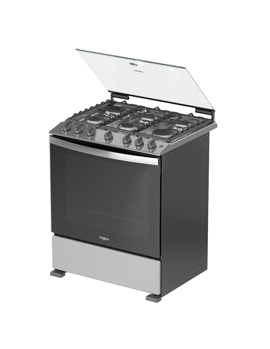 Estufa de piso a gas natural/lp 76 cm WFR5200D de 6 quemadores 2