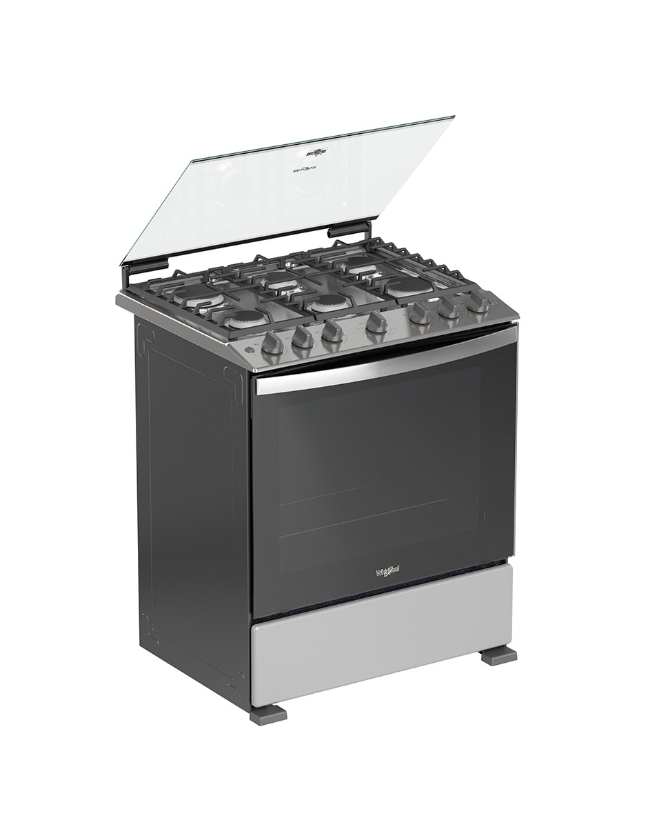 Estufa de piso a gas natural/lp 76 cm WFR5200D de 6 quemadores 3