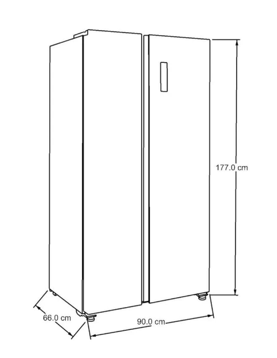 Refrigerador dúplex 18 pies cúbicos inverter y no frost y fábrica de hielo WD1600S 3