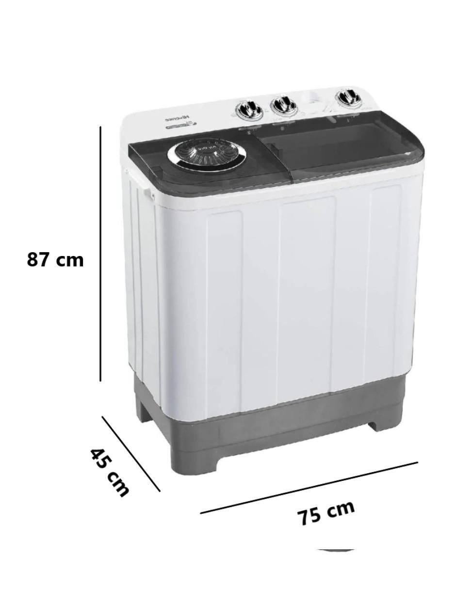 Lavadora doble tina 11 kg semiautomática carga superior wsa1102pcn 4