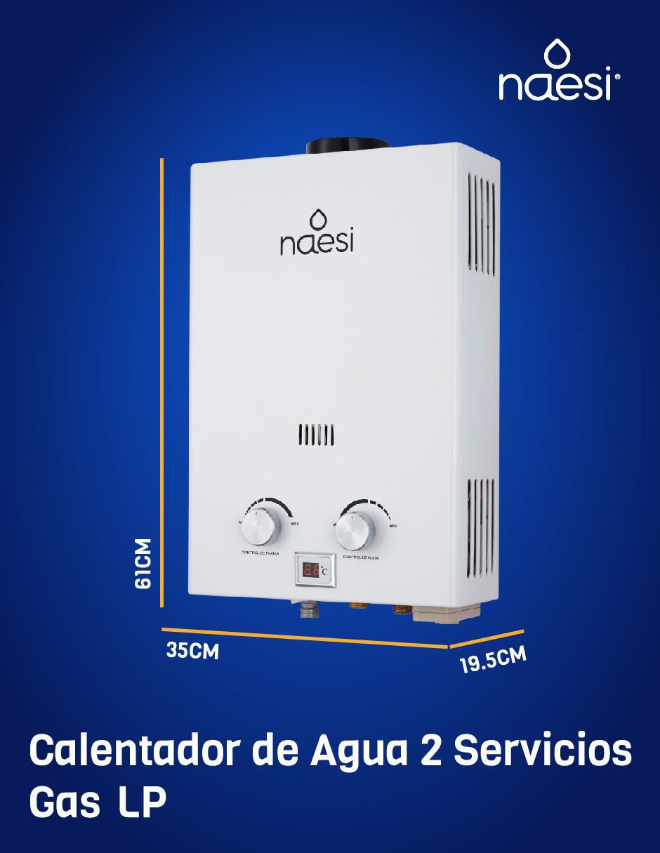 Calentador de paso AN202 12 L gas lp 9
