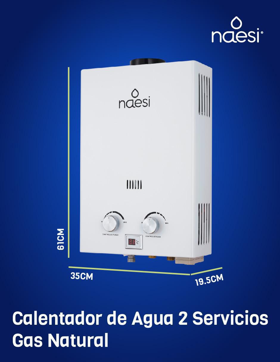 Calentador de paso AN202GN 12 L gas natural 9