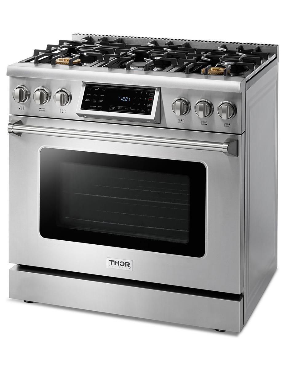 Estufa de piso a gas Natural 90 cm trg3601 de 6 quemadores 2