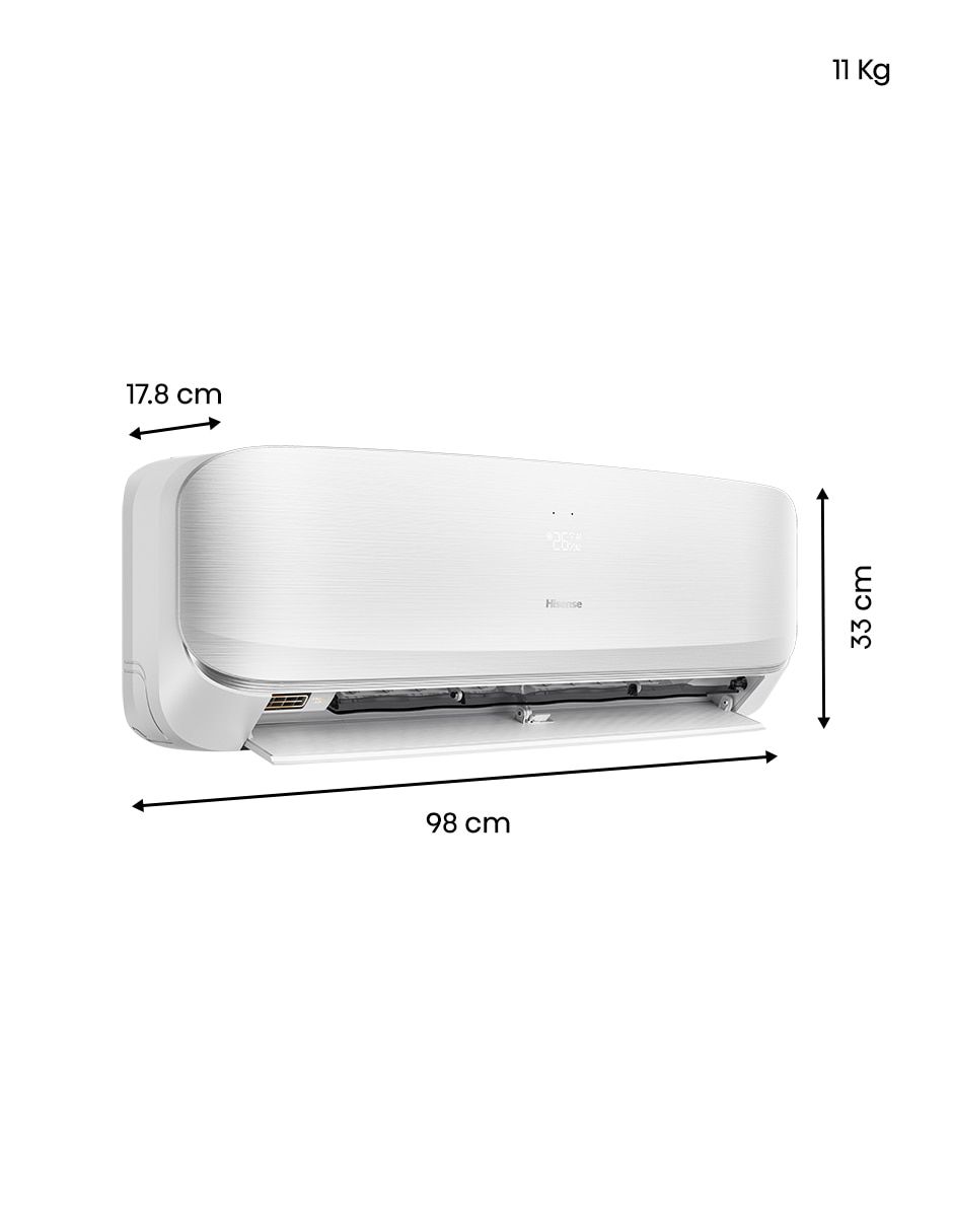 Aire acondicionado mini split inverter frío y calor 12000 BTU AA.ARU122NFW.12.220V 220 V 8