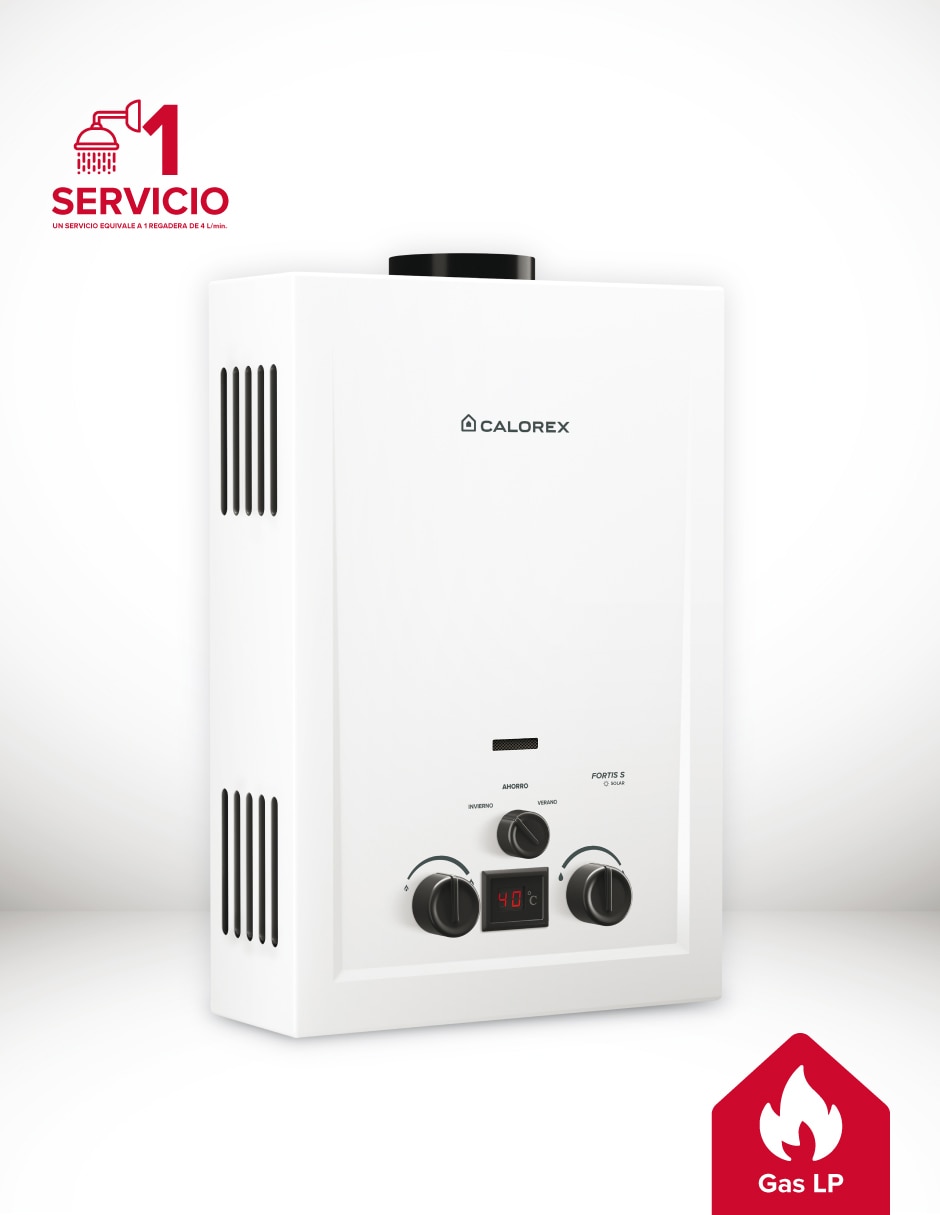 Calentador instantáneo FORTIS S-06 LP 6 L gas lp 2