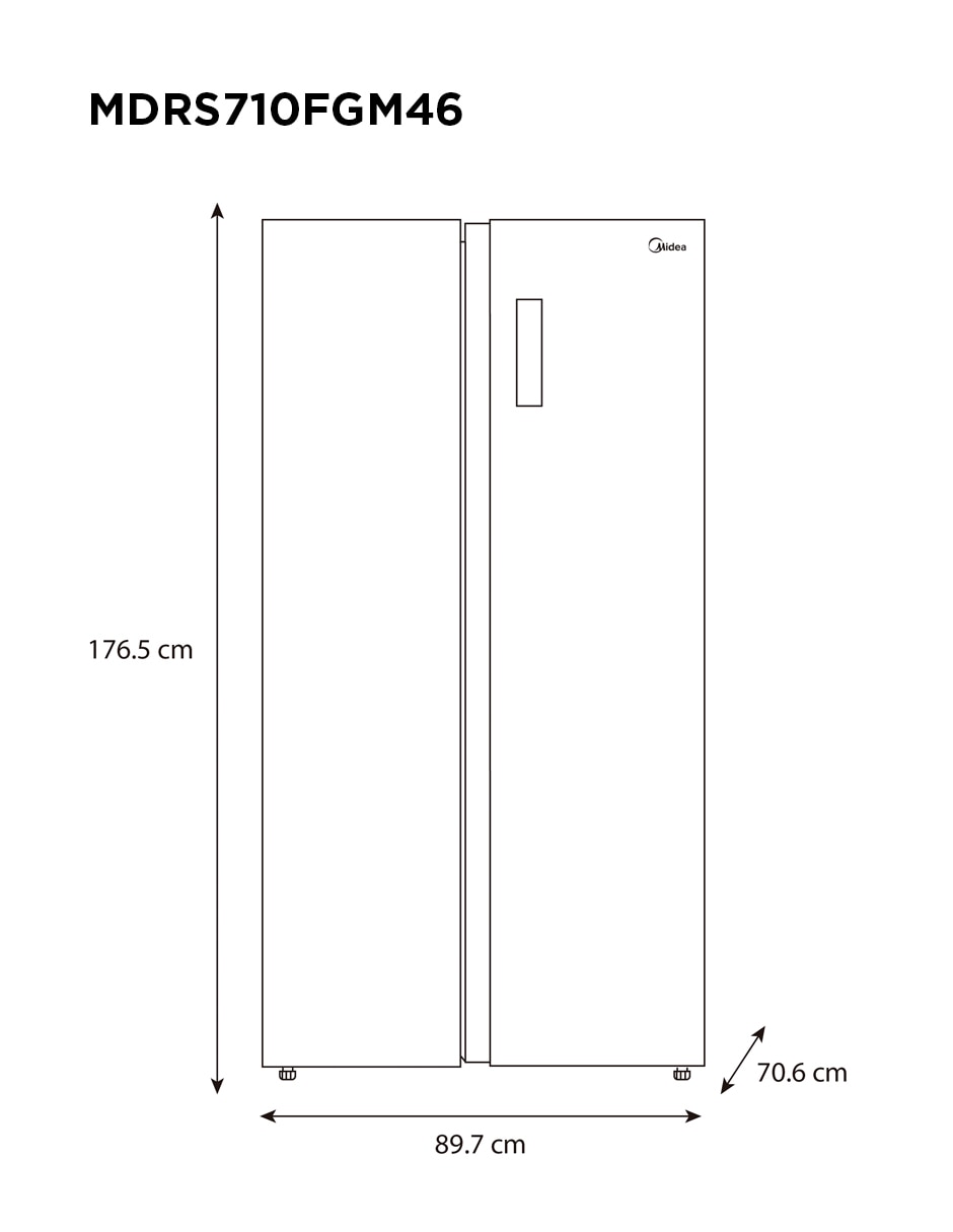 Refrigerador dúplex 20 pies cúbicos inverter y no frost MDRS710FGM46 6