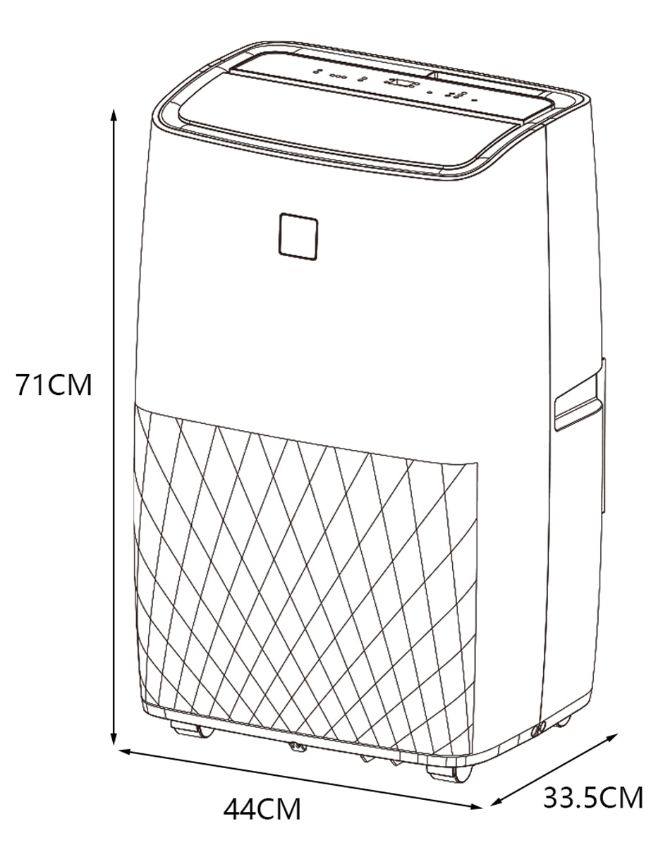 Aire acondicionado portátil frío y calor 14000 BTU 3033 115 V 7
