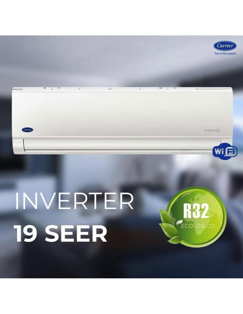 Aire acondicionado mini split inverter frío 12000 BTU 53PXC121D 220 V 3