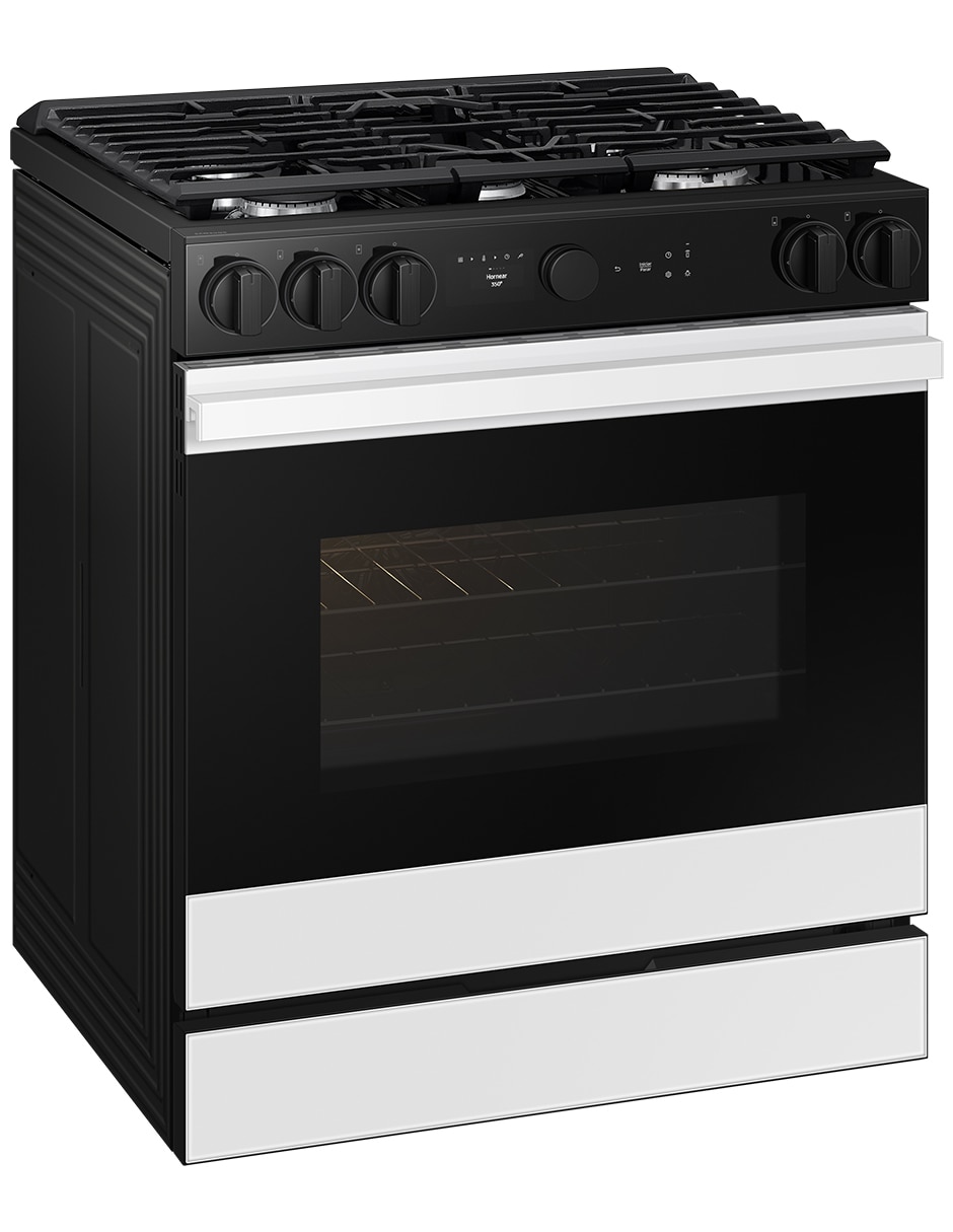 Combo estufa de piso a gas natural/lp 76.1 CM F-NSG85012NK36 de 5 quemadores + campana 2