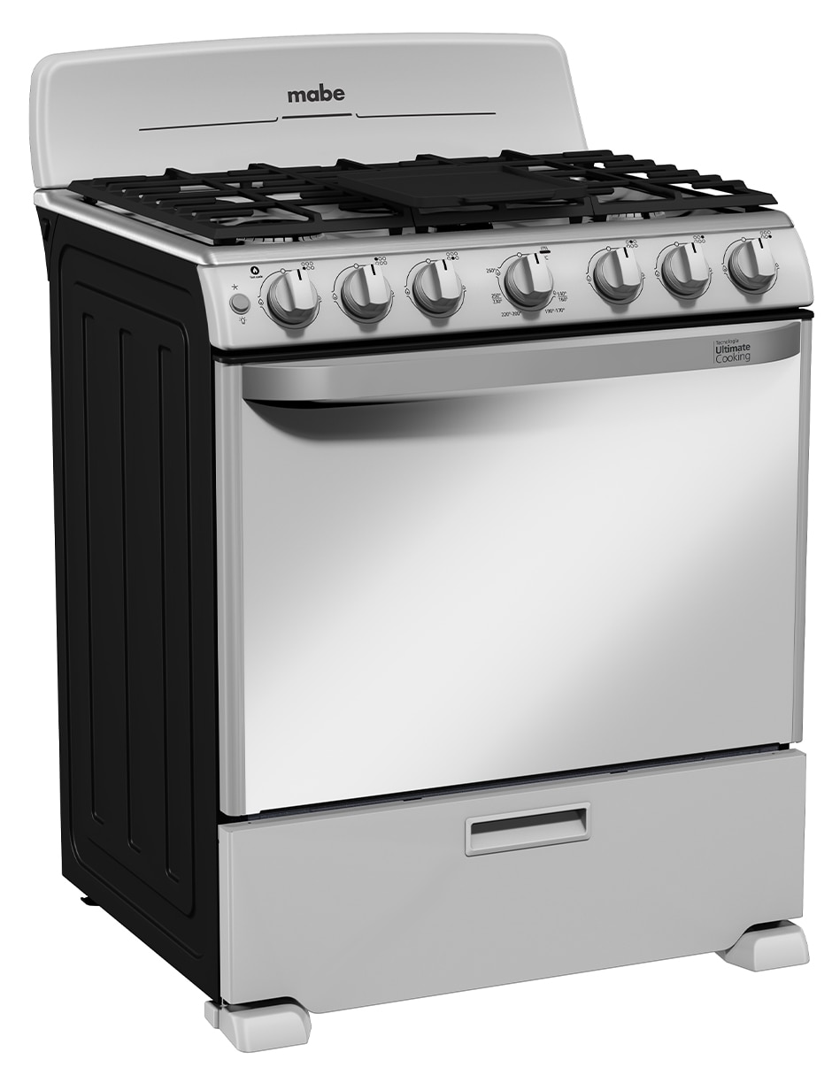 Estufa de piso a Gas LP 76 cm EM7659BFIS3CMP76 de 6 quemadores 10