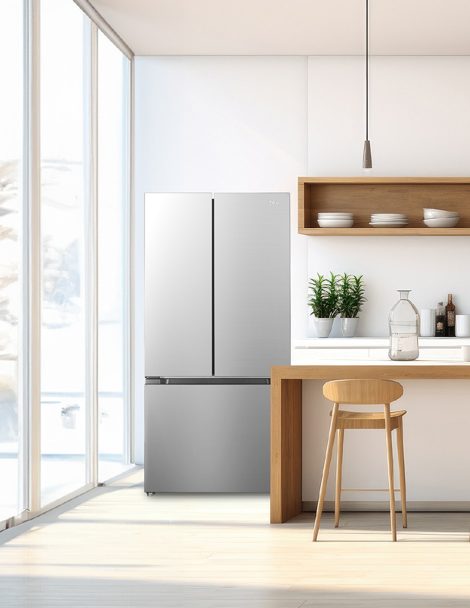 Refrigerador french door 18 pies cúbicos inverter y no frost TFR18SI 6