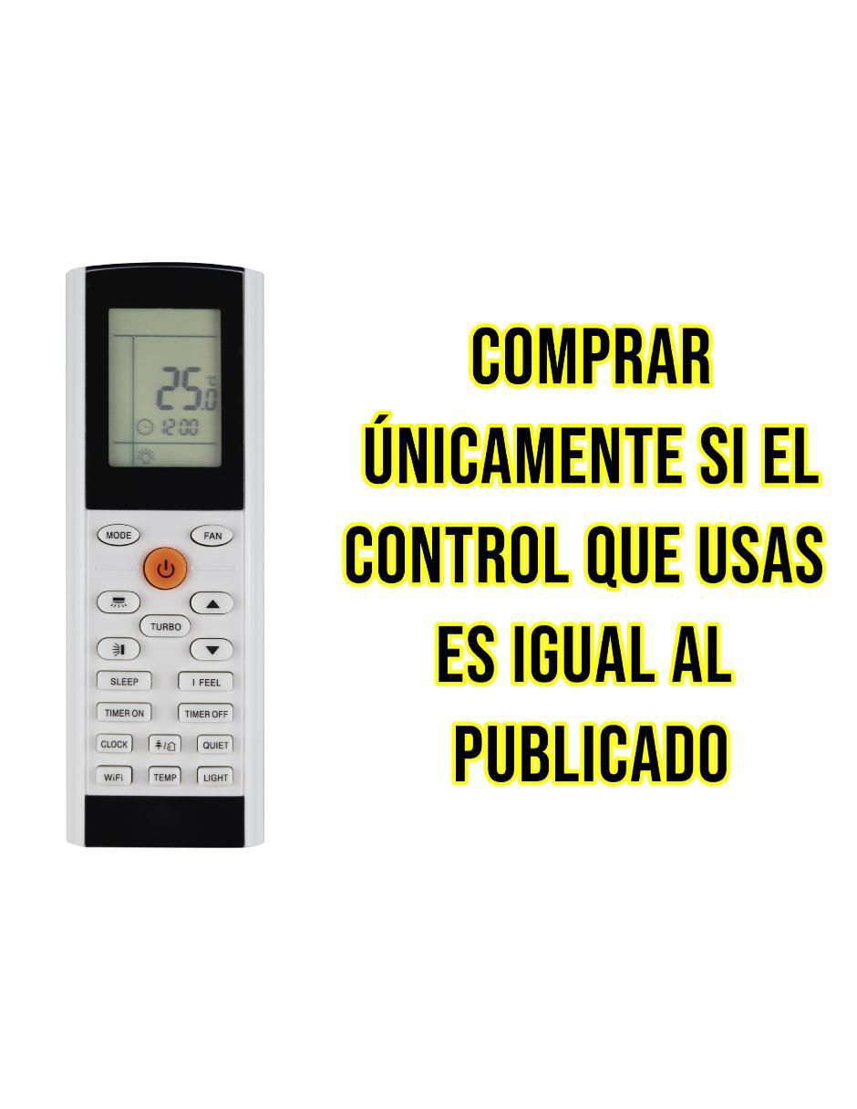Control remoto para aire acondicionado CE-TG16 Trane, Benelux, Gree, Minisplit YAC1FB5 YAC1FB7 6