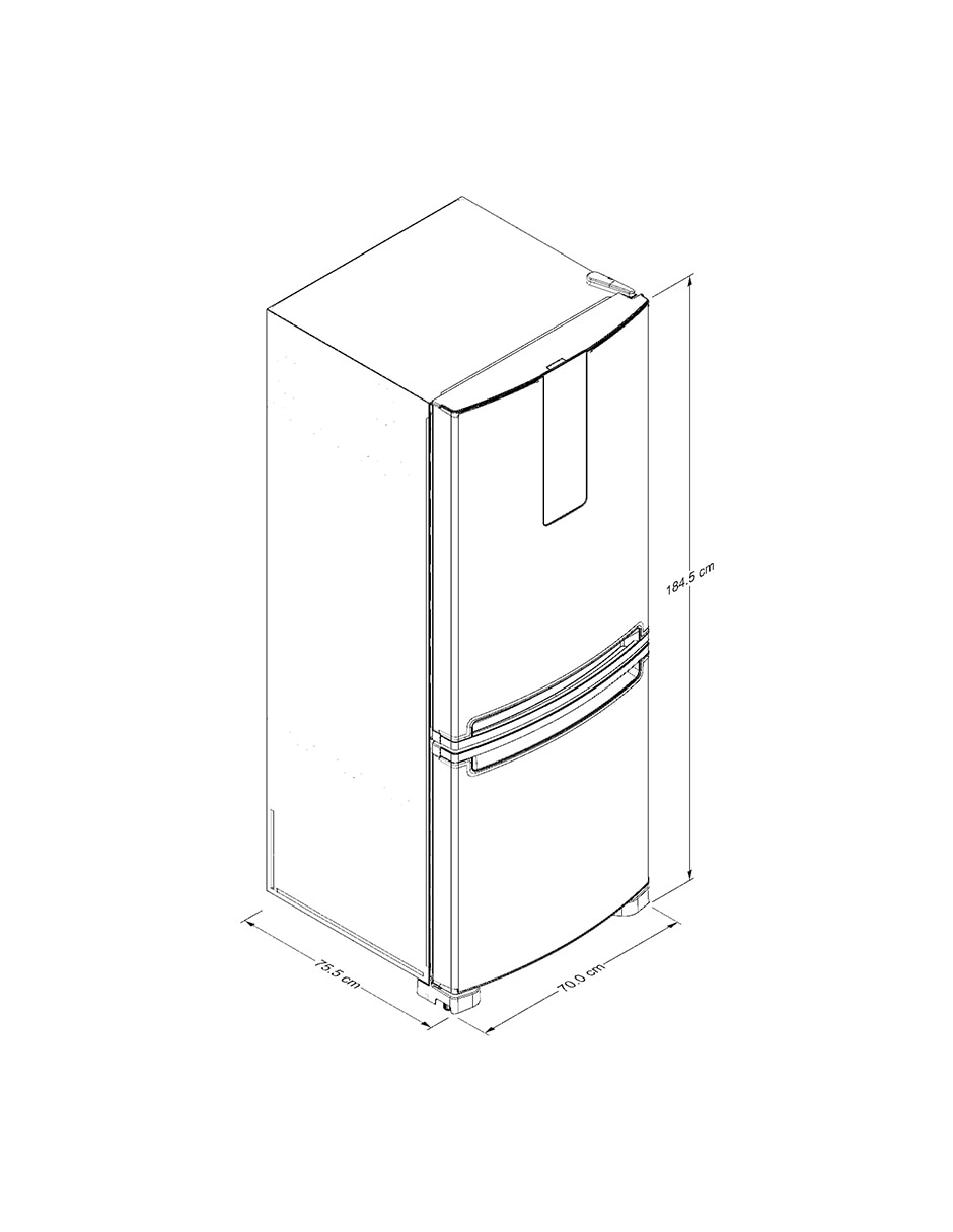 Refrigerador bottom mount 16 pies cúbicos inverter y no frost WRE56CKTWW 10
