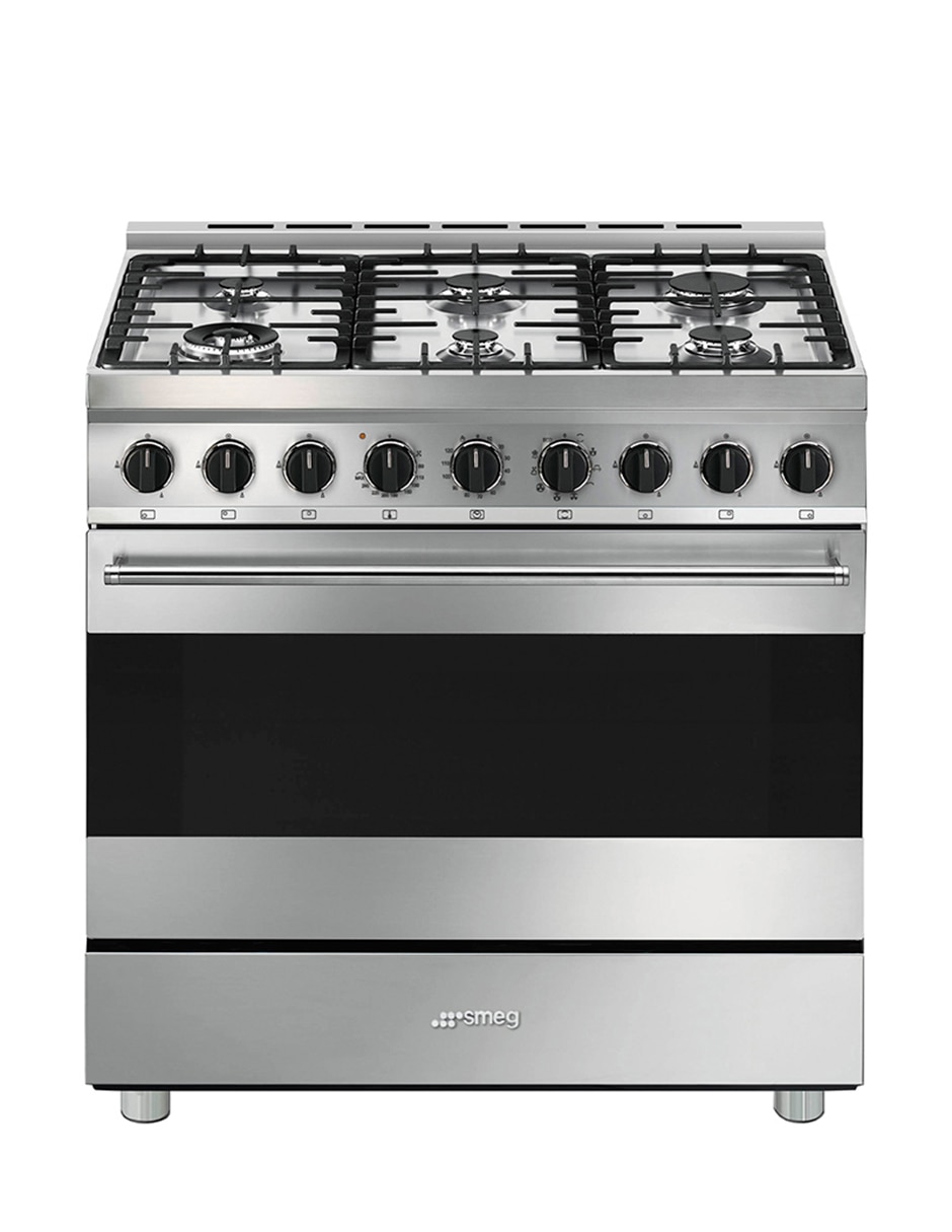 Estufa de piso a Gas natural/lp Mista 90 cm B91GMX2 de 6 quemadores Estufa de piso a Gas natural/lp Mista 90 cm B91GMX2 de 6 quemadores