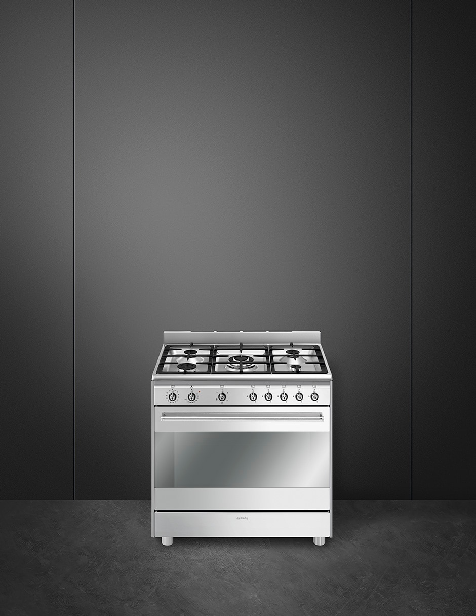 Estufa de piso a Gas natural/lp 90 cm SX91VJM2 de 5 quemadores 5