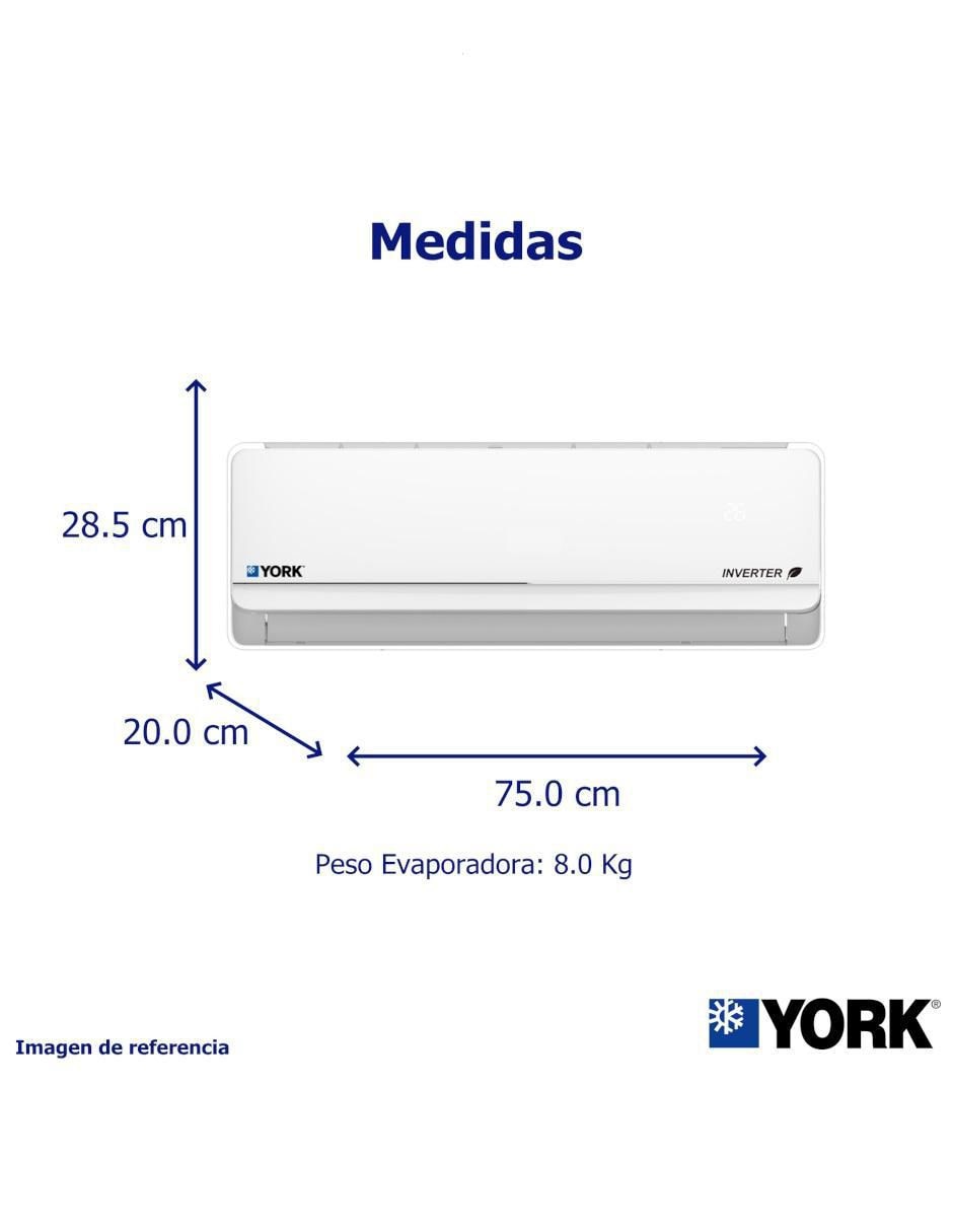 Aire acondicionado mini split inverter frío 12000 BTU YHJF12ZX6AXPORX 110 V 5