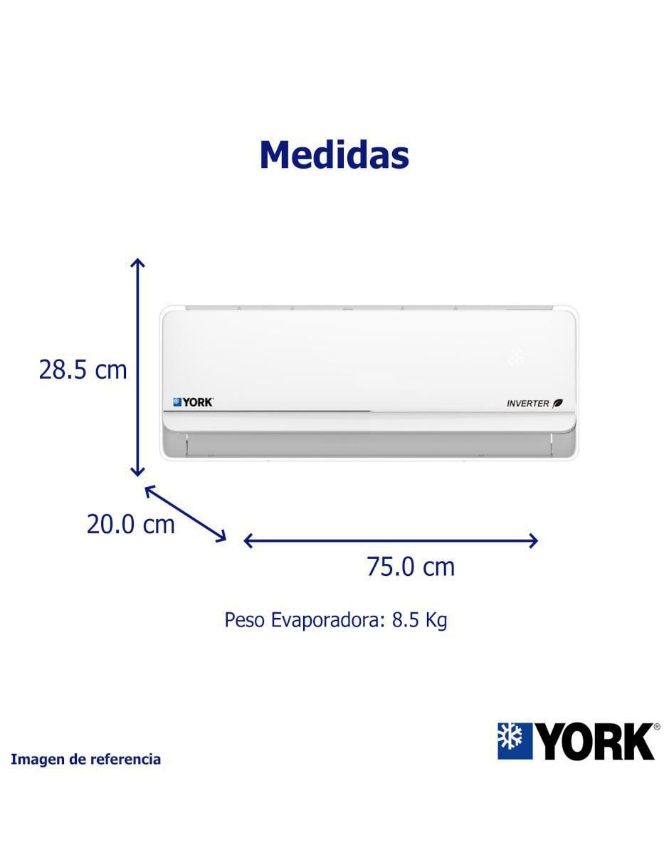 Aire acondicionado mini split inverter frío y calor 12000 BTU YHKF12ZX6AXPORX 110 V 5