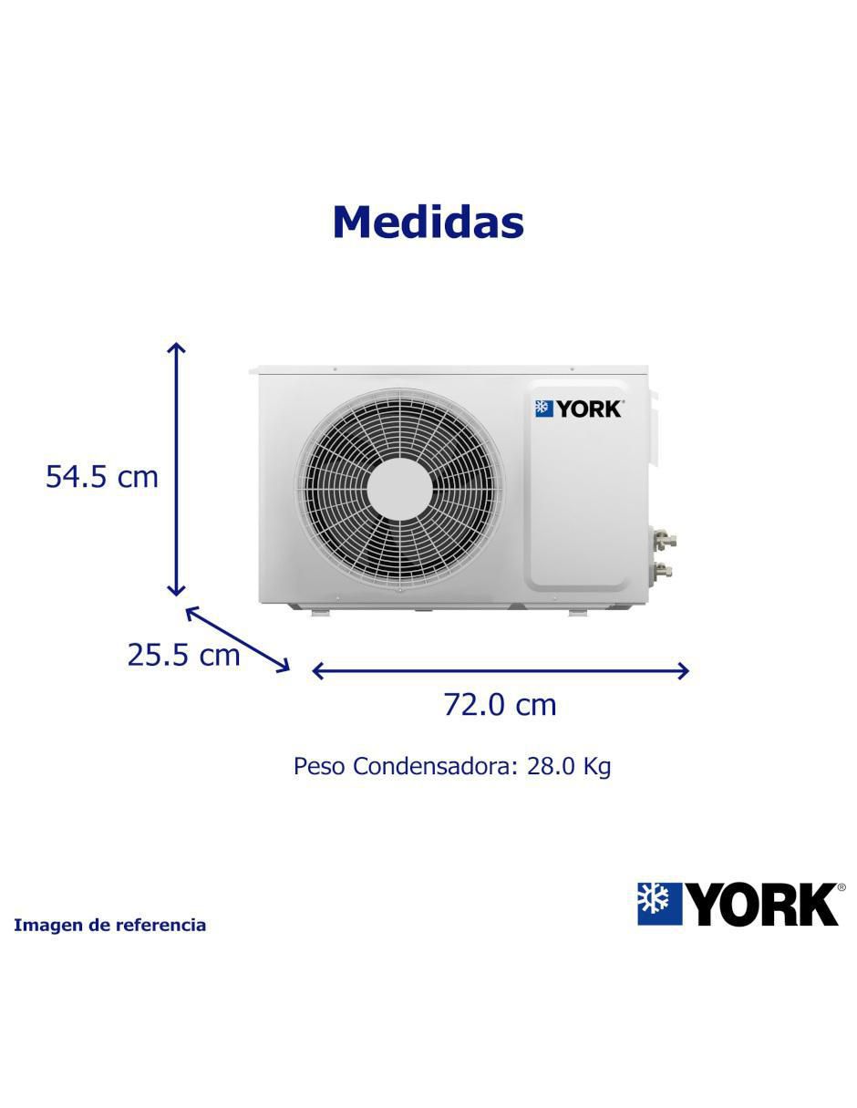 Aire acondicionado mini split frío y calor 12000 BTU YHGE12ZXMAXPORX 110 V 7