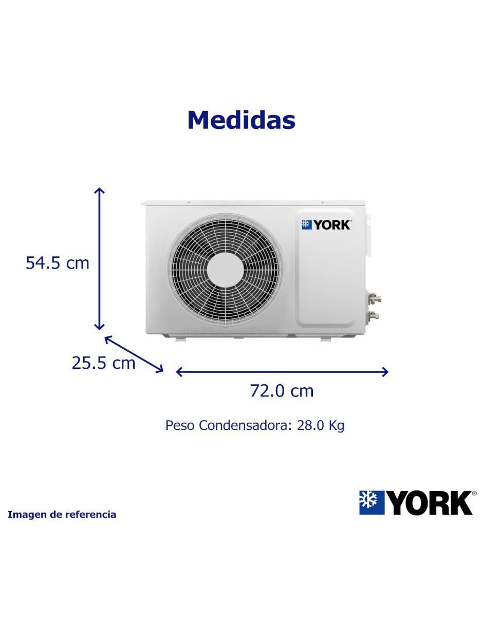 Aire acondicionado mini split frío y calor 12000 BTU YHGE12ZJMAXPORX 220 V 7