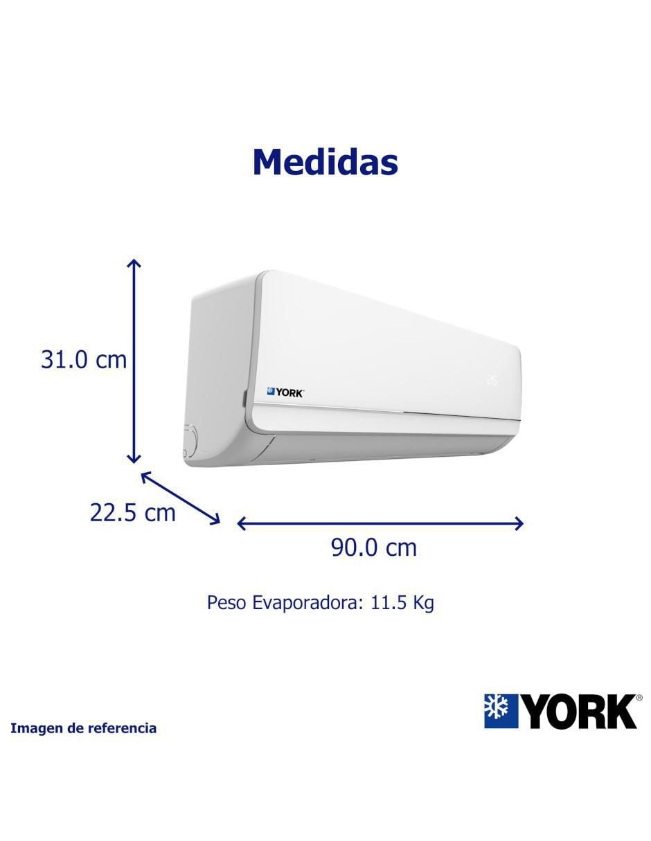 Aire acondicionado mini split frío y calor 18000 BTU YHGE18ZJMAXPORX 220 V 6