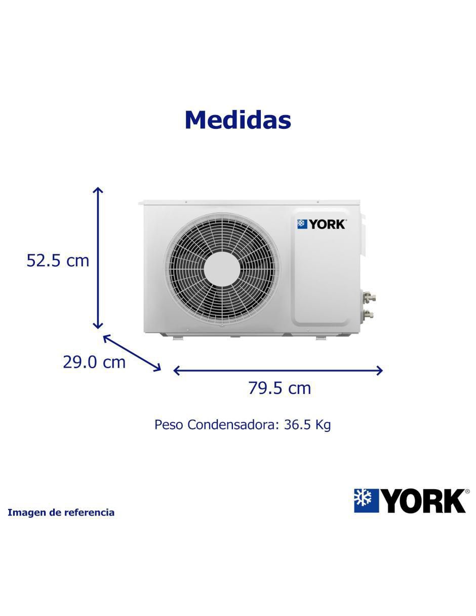 Aire acondicionado mini split frío y calor 18000 BTU YHGE18ZJMAXPORX 220 V 7