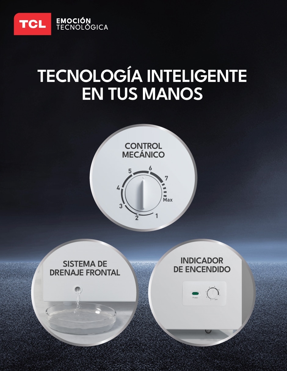 Congelador TCF-09W horizontal 9 pies cúbicos 3