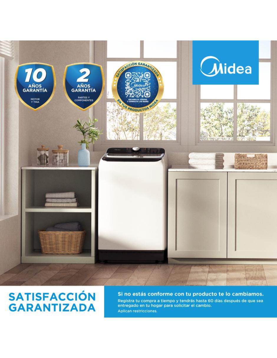 Lavadora 18 kg automática carga superior ma512w18/w 8