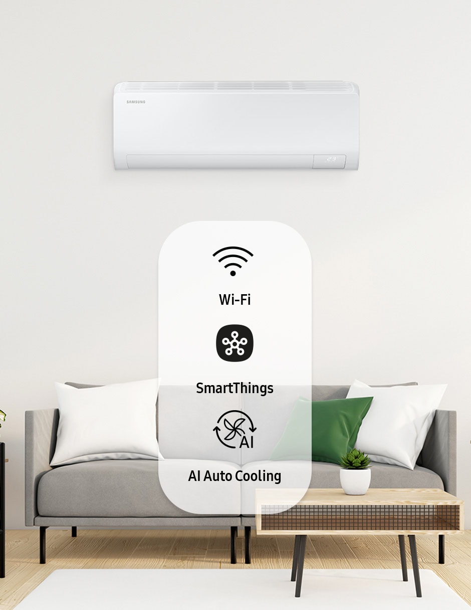 Aire acondicionado mini split inverter Frío 18000 BTU AR50F18D1BH/AX 220 V 7