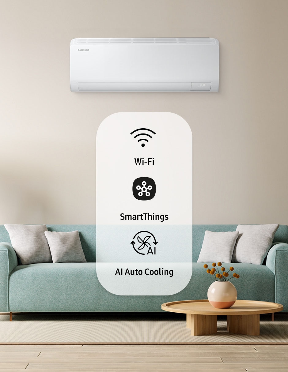 Aire acondicionado mini split inverter Frío 12000 BTU AR50F12D1BH/AX 220 V 7