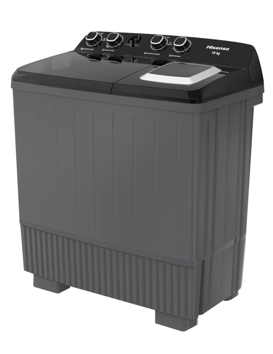 Lavadora doble tina 18 kg semiautomática carga superior WSA1804P 2