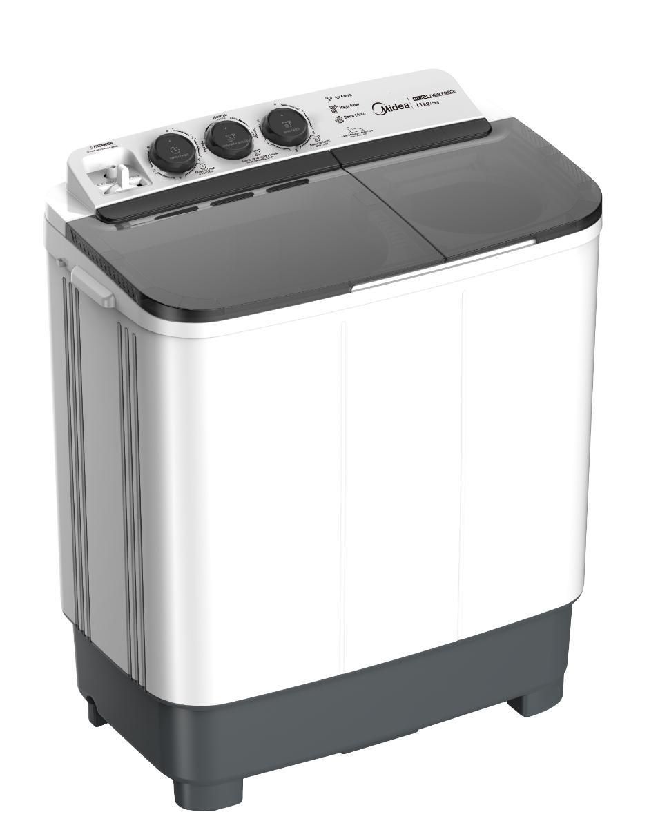 Lavadora doble tina 11 kg semiautomática carga superior mt100w110/wg-mx 4