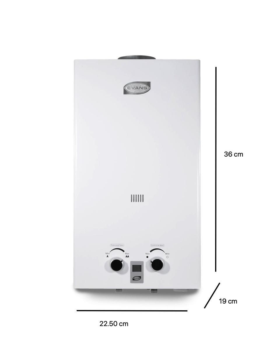 Calentador instantáneo CISS6L 6 L gas lp 4