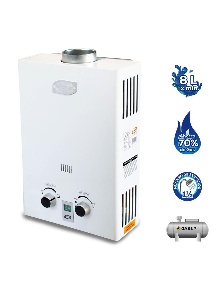 Calentador instantáneo CISS8L 8 L gas lp 2