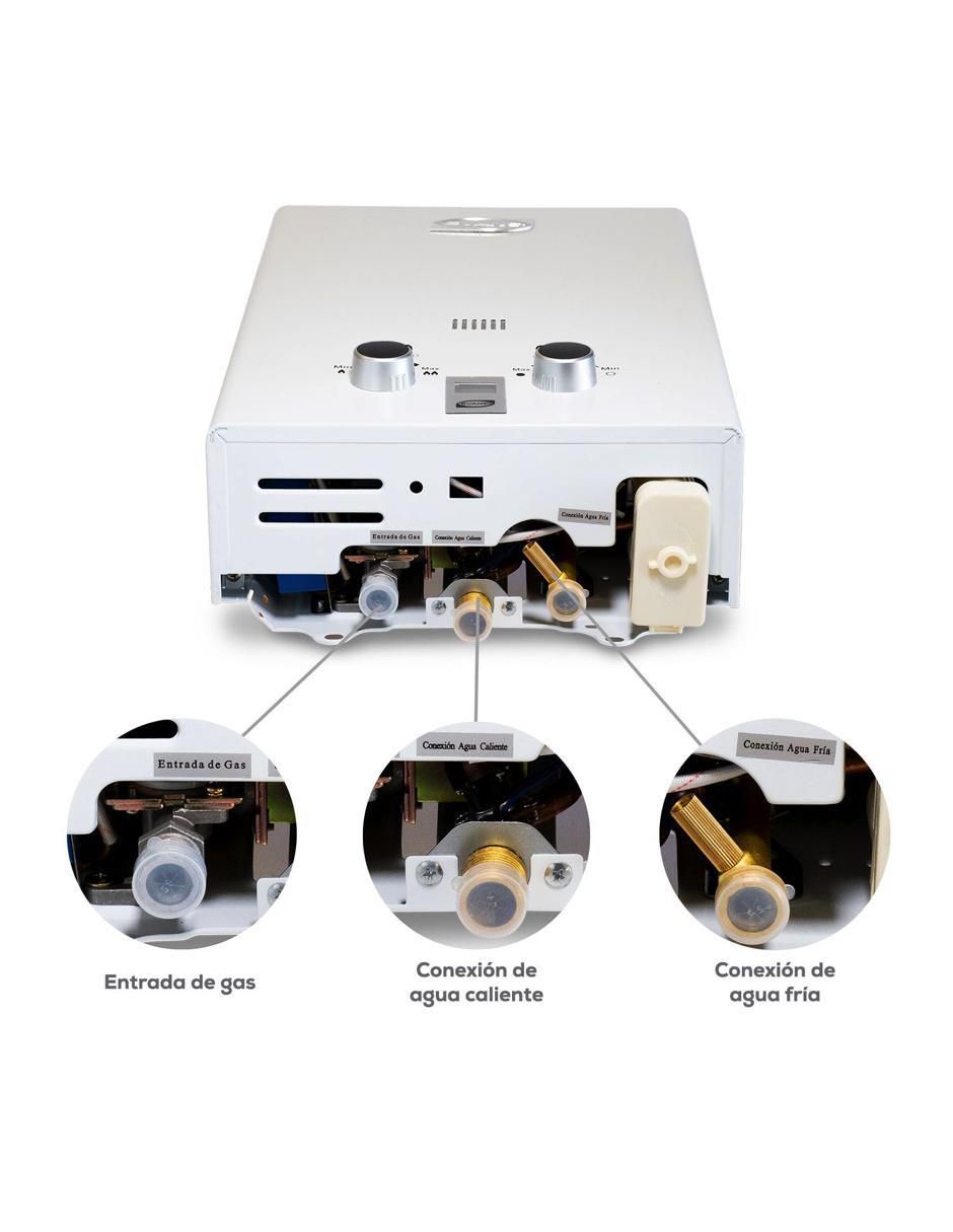 Calentador instantáneo CISS8L 8 L gas lp 3