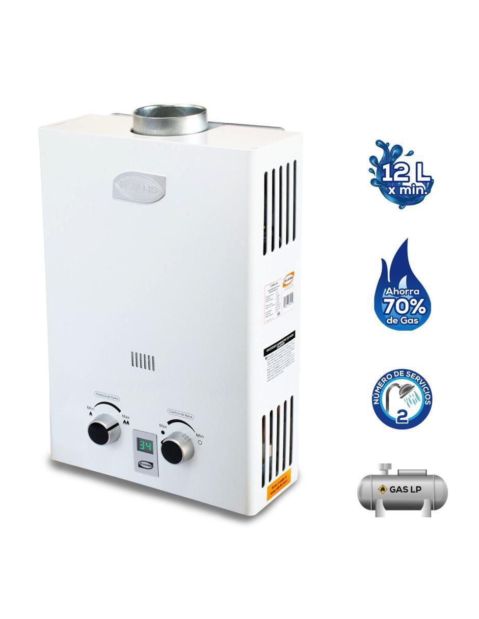 Calentador instantáneo CISS12L 12 L gas lp 2