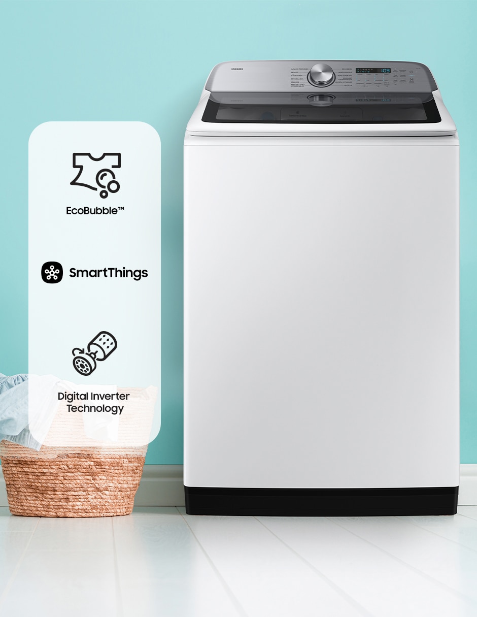 Lavadora 25 kg automática carga superior 
WA25DG5505AWAX 2