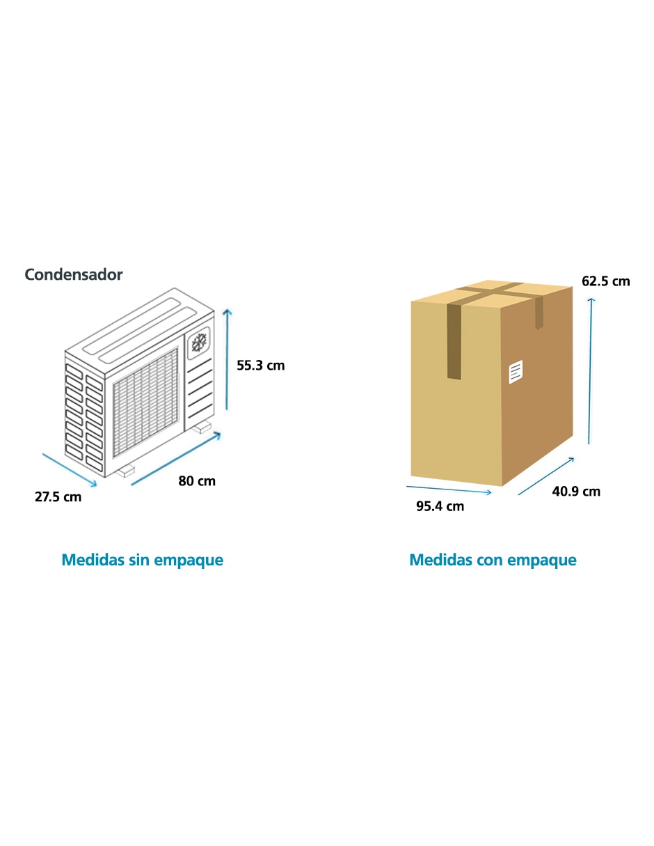 Aire acondicionado mini split frío 18000 BTU MMT18CDBWCAM3 220 V 12