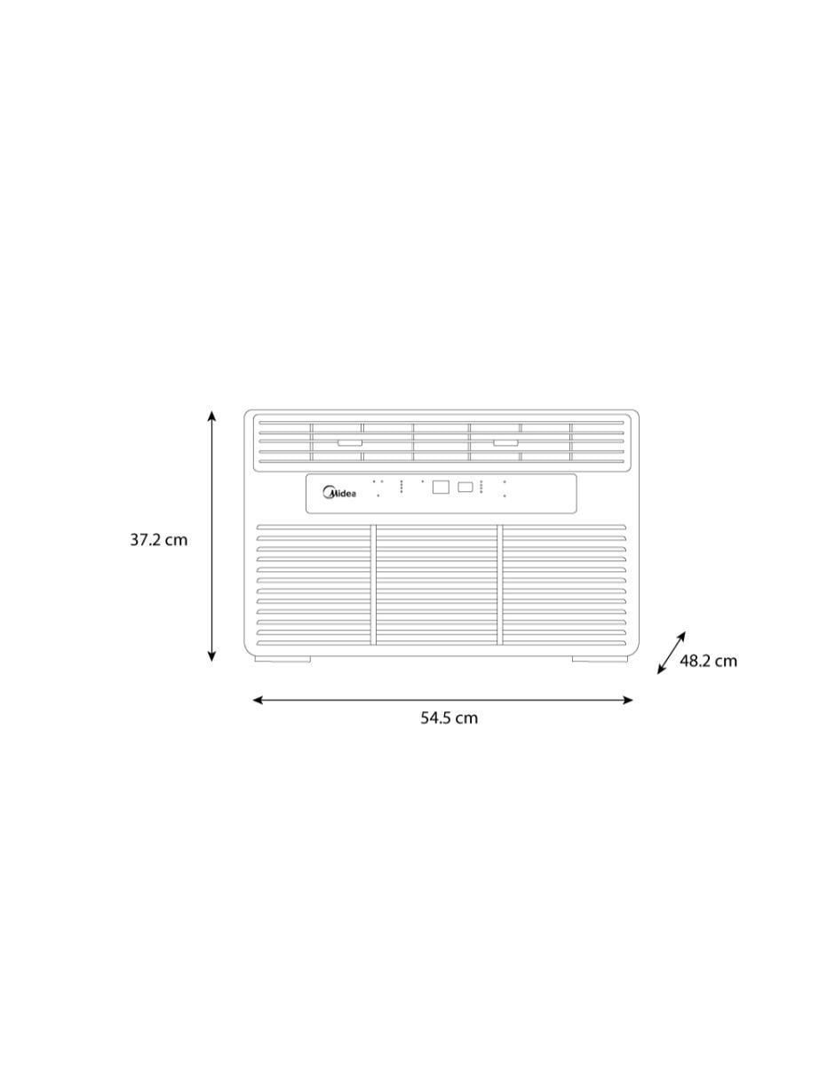Aire acondicionado de ventana frío 12000 BTU MAW12C1OUK 110 V 4