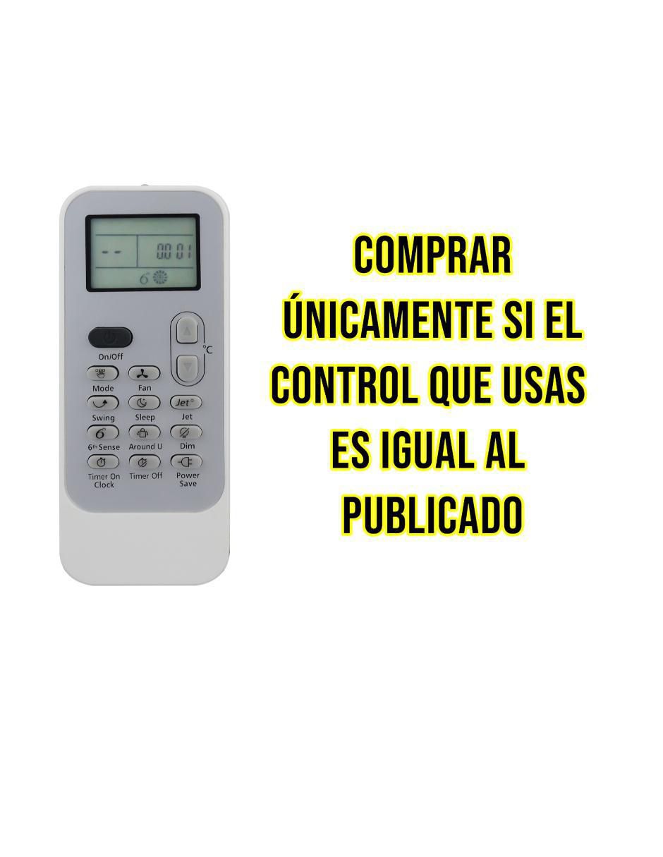 Control remoto para aire acondicionado CE-HW4 5