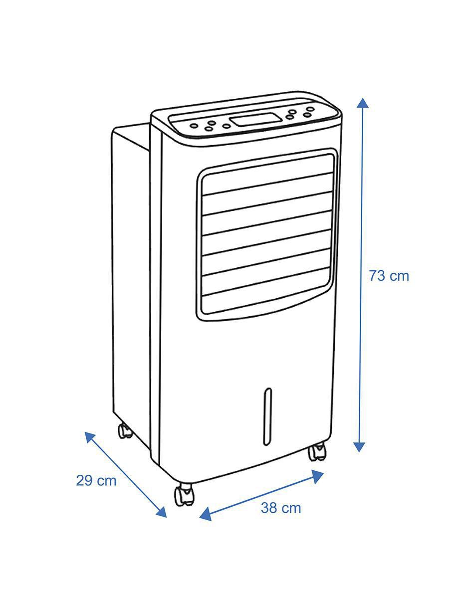 Enfriador evaporativo frío y calor 10 L DA1LBC-1015DS 110 V 7