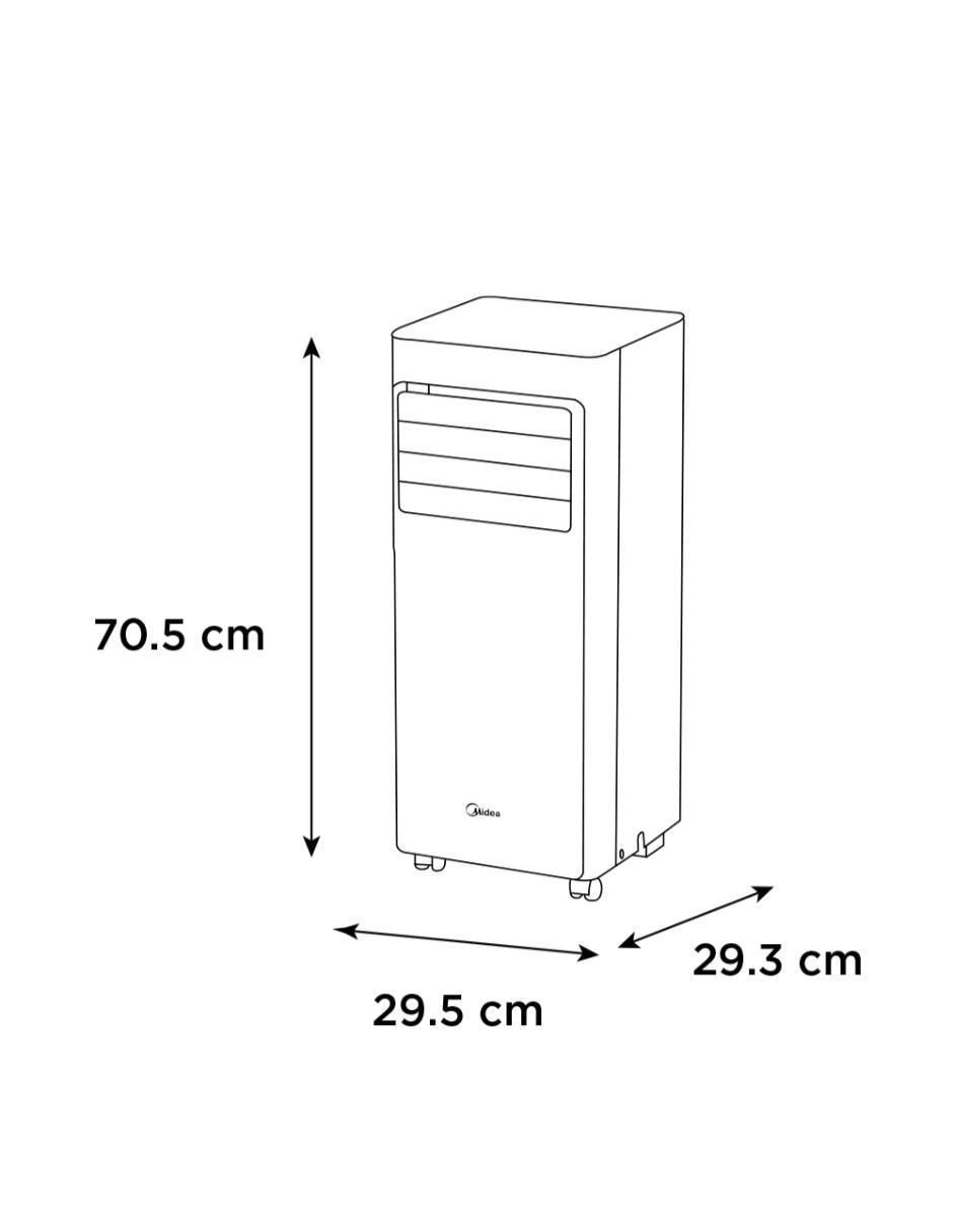 Aire acondicionado portátil frío 12000 BTU MAP12C1PAE 110 V 5