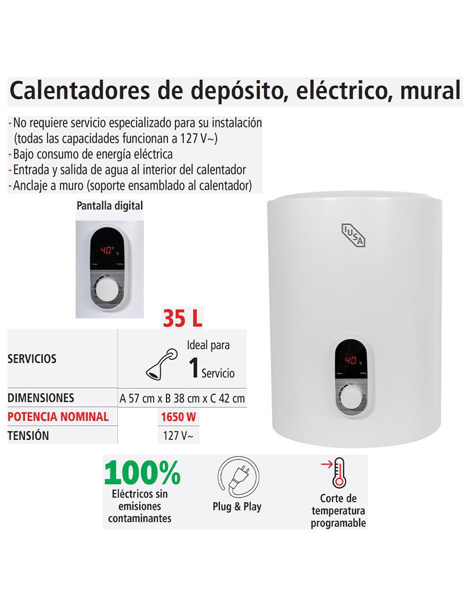 Calentador de depósito 35 EM 35 L eléctrico 4