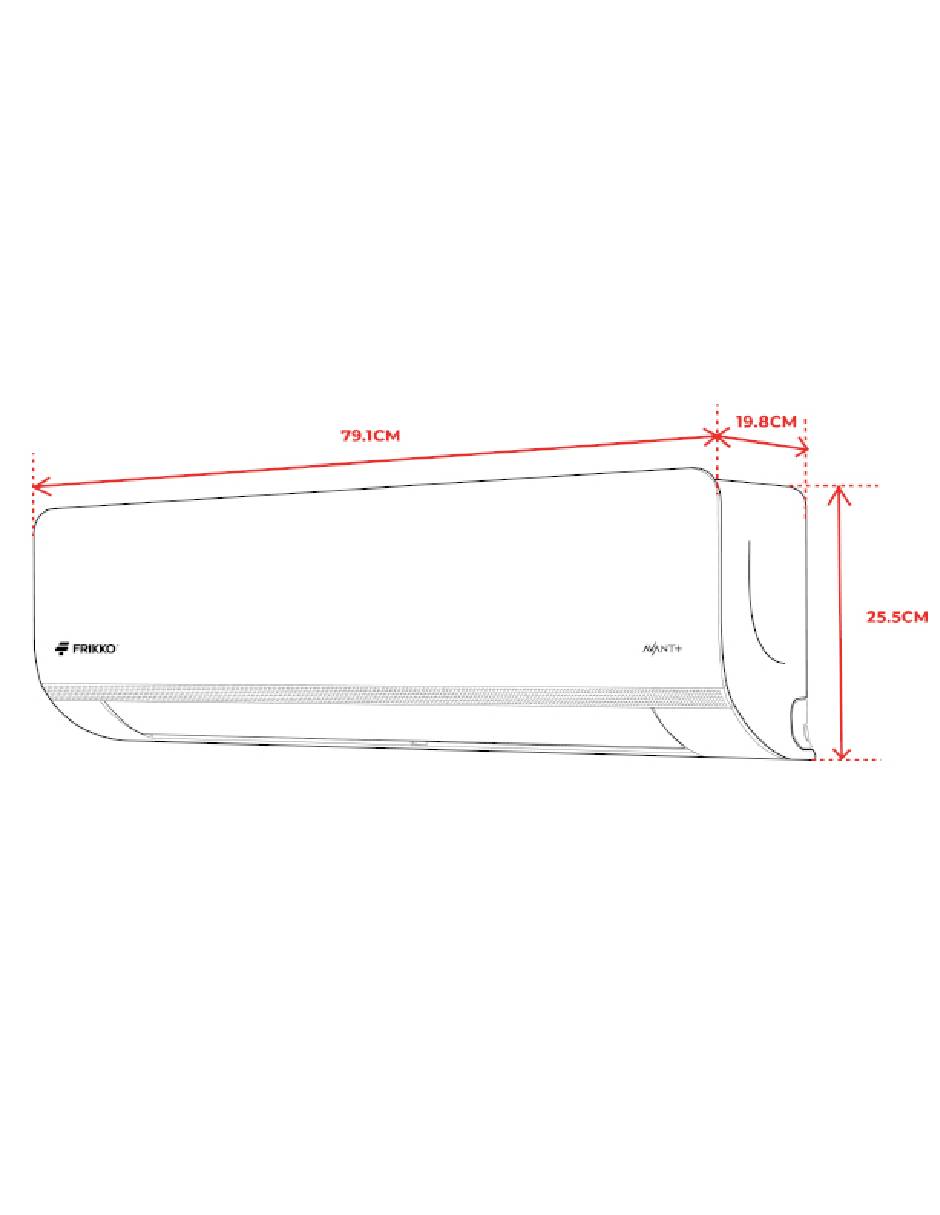 Aire acondicionado mini split Avant+ On/Off frío y calor 121HA+ 115 V 7
