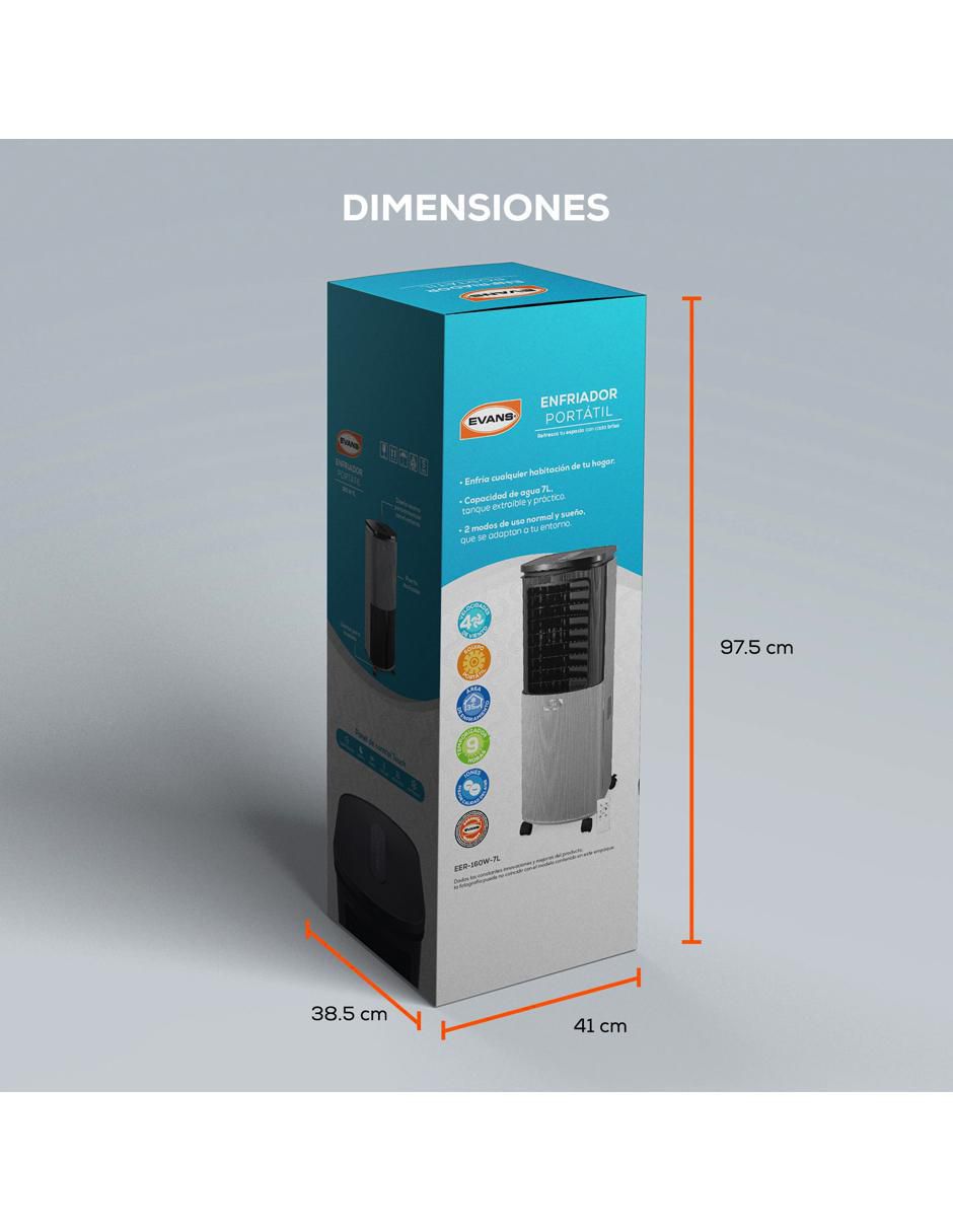 Enfriador evaporativo frío 6 l EER-160W-7l 110 V 5