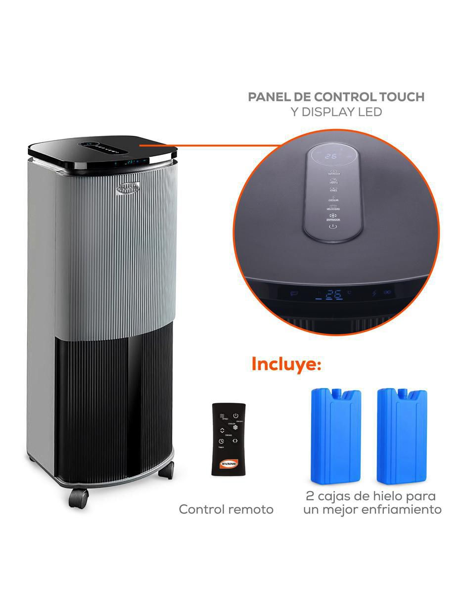 Enfriador evaporativo frío 6 l EER-160W-7l 110 V 4